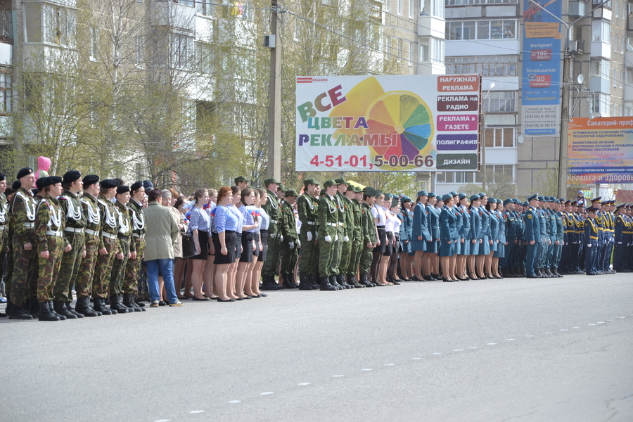 В Чусовом прошёл Парад Победы