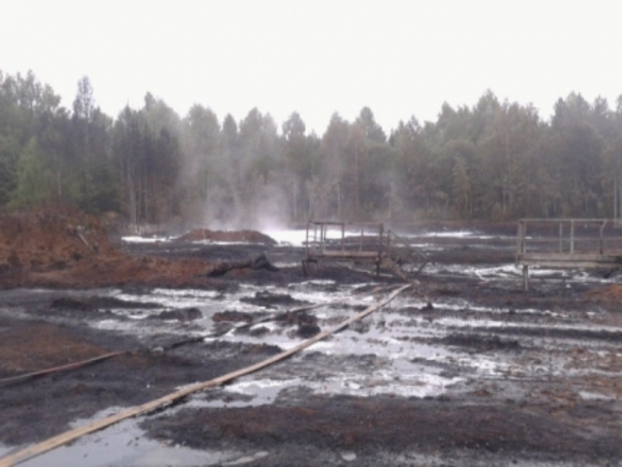 Пожар на нефтепроводе в Пермском крае ликвидирован
