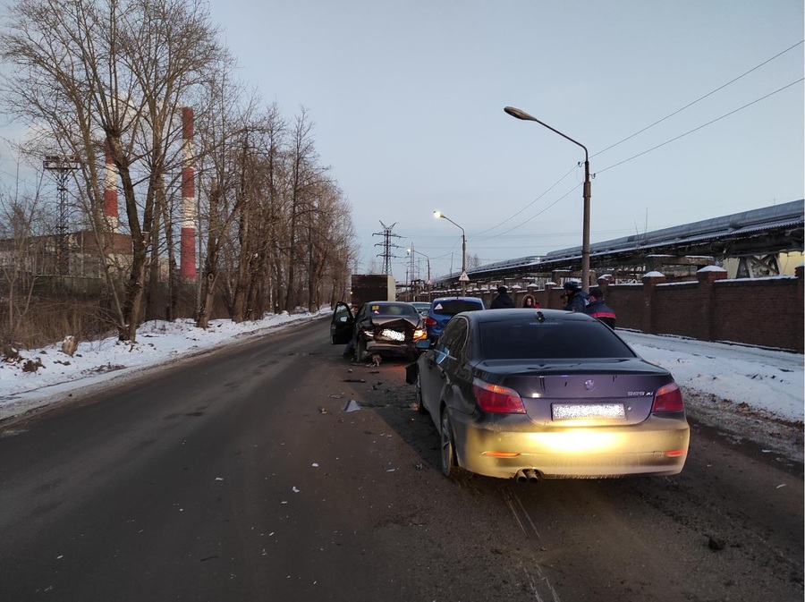 Житель Перми устроил в Краснокамске крупную автоаварию