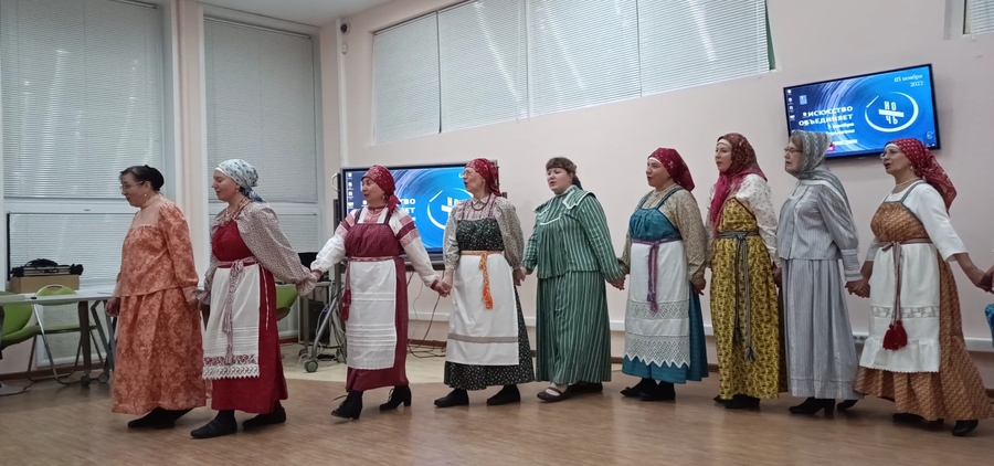 Фольклорный проект «Река» выступил на акции «Ночь искусств» в Перми